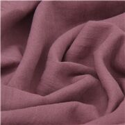 Kokka double gauze fabric in solid purple-mauve