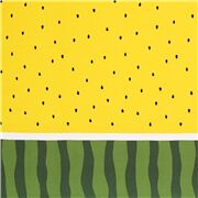 Yellow Green Double Border Watermelon