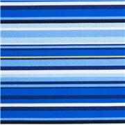 blue and white bali bazaar 247177 striped cotton fabric by Michael Miller in brown