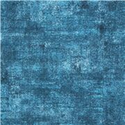 Blue Solid Textured Fresco Painting