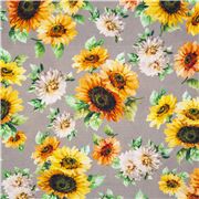 Tumbling Blooming Sunflowers