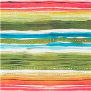 Colourful Watercolour Textured Paint Stripes