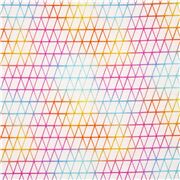 Rainbow Geometric Triangles Grid