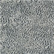 Tissu en coton bleu marine motifs argent métallique et blancs