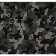 Tissu jersey pour maillot de bain motif de camouflage armée vert