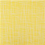 Lignes De Carreaux Gribouillées Jaunes