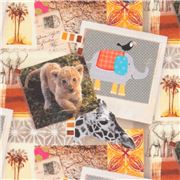 Bunter Stoff mit Tieren von Stof Fabrics