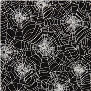 black Halloween skull fabric Timeless Treasures USA - modeS4u