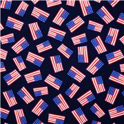 Bannières Étoilées Petits Drapeaux Dispersés
