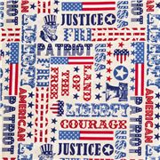 USA patriotische Worte rot weiß blau