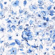 Funda Trona Stokke Toile Floral Azul