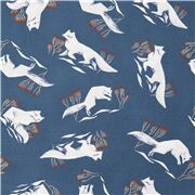 Snowy Elements Arctic White Fox Foliage