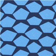 Tela popelina azul algodón Manhattan Cotton Poplin Digital Print