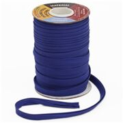 1m Cinta al bies de doblez doble de media pulgada de ancho 1cm en azul