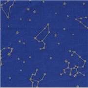 tessuto blu galassie stelle velluto a coste dal Giappone Ritagli