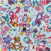 Little Twin Stars Oxford Fabric With Make Up And Perfume Pattern Modes4u