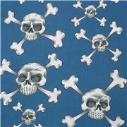 Tête De Mort Et Os Croisés Pirate Halloween