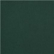dark green solid Canvas fabric Kokka Japan