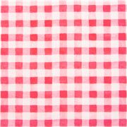 Red White Painted Picnic Gingham