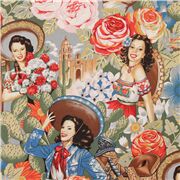 Las Senoritas Mexikanische Frauen Sombrero