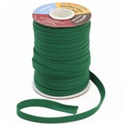 1cm breites grünes doppelt gefalztes Schrägband 1m