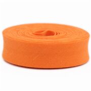 orange polyester single-fold bias tape