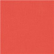 red solid Canvas fabric Kokka Japan