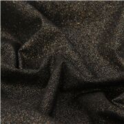 shimmery cotton sheeting fabric in solid black by Cosmo 