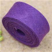 Ruban biais à simple pliure violet foncé