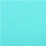 solid turquoise echino canvas fabric from Japan