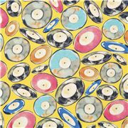 Tumbling Vinyl Records Watercolour Retro