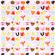 Animal heads canvas designer fabric by Nancy Wolff Kokka 2