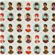 Audrey Hepburn canvas designer fabric by Melody Miller 2