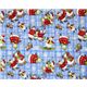Christmas Fabric with many snowmen skiing half yard 1