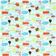 Hello animals canvas designer fabric by Nancy Wolff Kokka 2