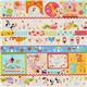 Japanese Cosmo fabric cute circus animals 2