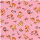 Japanese Cosmo fabric deer squirrel bunny rosa 2