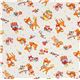 Japanese Cosmo fabric deer squirrel bunny white 2