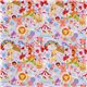 Japanese Cosmo fabric kawaii deer lion unicorn purple 2