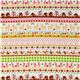 Japanese Cosmo fabric lama squirrel flower green 2