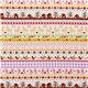 Japanese Cosmo fabric lama squirrel flower purple 2