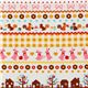 Japanese Cosmo fabric lama squirrel flower yellow 1