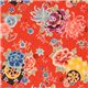 Japanese Flowers Kokka Fabric dal Giapponered 1