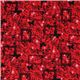 Japanese fabric red roses chains crosses glitter 2
