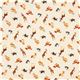Kokka Canvas fabric with bunny giraffe bird dal Giappone2