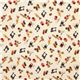 Kokka Canvas fabric with sewing machine du Japon2