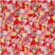 Kokka fabric with flower butterfly golden embellishment 2