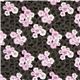 Kokka fabric with grey cherry blossoms flower Japan 2