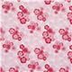 Kokka fabric with pink cherry blossoms flower Japan 2