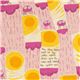 Kokka fabric with rain cloud sun by Heather Ross 1